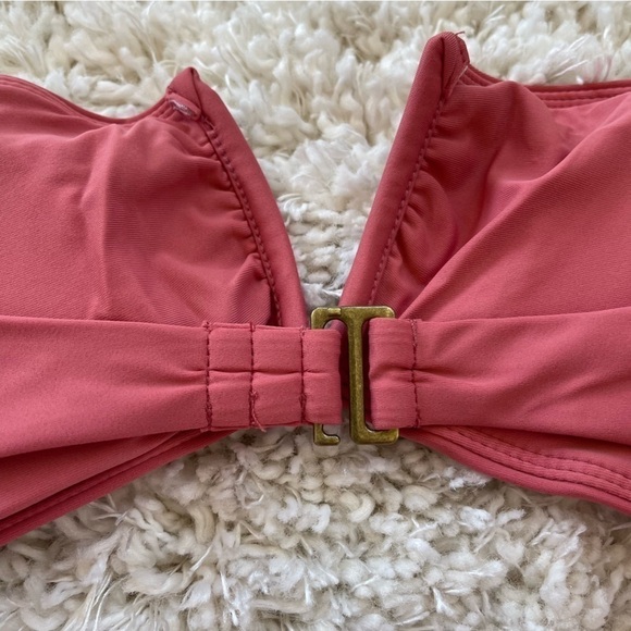 Andie Swim The Scala Top Swimming Suit Punch Pink Size Medium - Picture 5 of 11